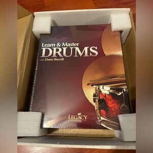 New! Learn and mastered drums DVD With Dann Sherrill.